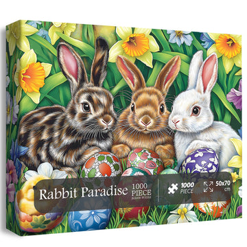 Rabbit Paradise Jigsaw Puzzle 1000 piezas